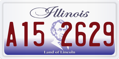 IL license plate A152629