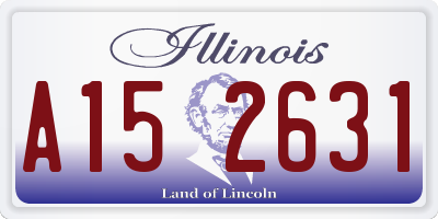 IL license plate A152631