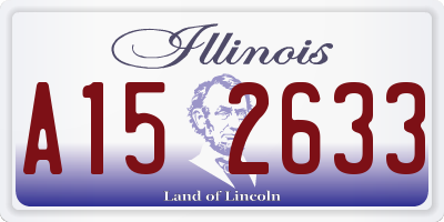 IL license plate A152633
