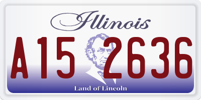IL license plate A152636