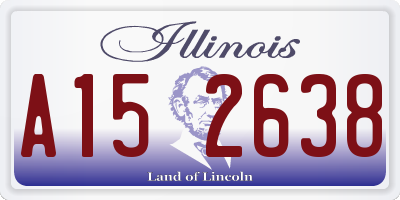 IL license plate A152638