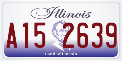 IL license plate A152639