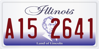 IL license plate A152641