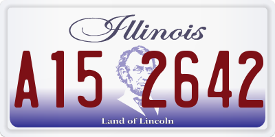 IL license plate A152642