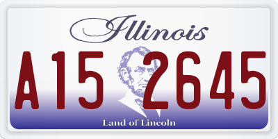 IL license plate A152645