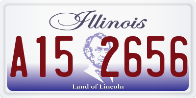 IL license plate A152656