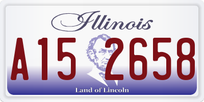 IL license plate A152658
