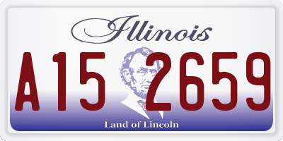 IL license plate A152659