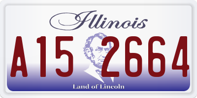 IL license plate A152664