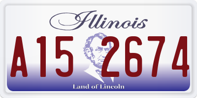 IL license plate A152674