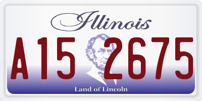IL license plate A152675