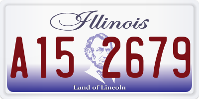 IL license plate A152679