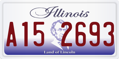 IL license plate A152693