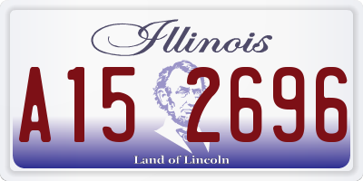 IL license plate A152696