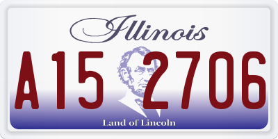 IL license plate A152706