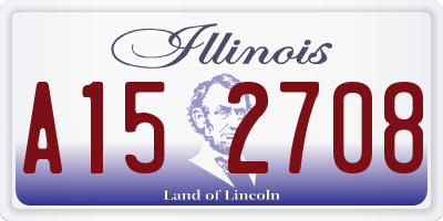 IL license plate A152708