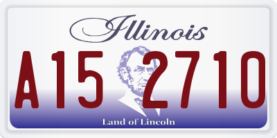 IL license plate A152710