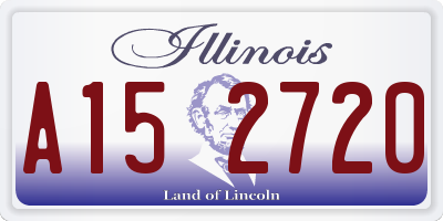IL license plate A152720