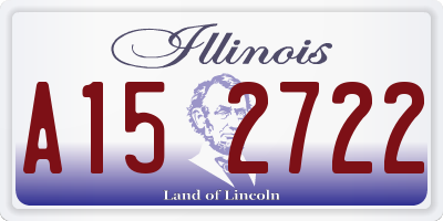 IL license plate A152722