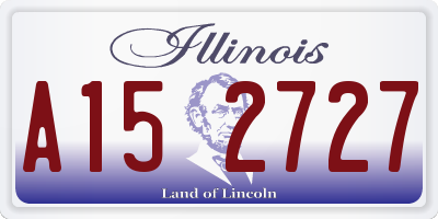 IL license plate A152727