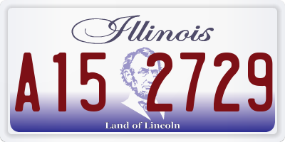 IL license plate A152729