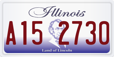 IL license plate A152730