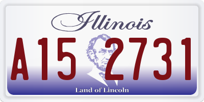 IL license plate A152731