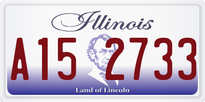 IL license plate A152733