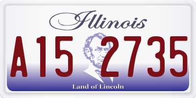 IL license plate A152735
