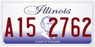 IL license plate A152762