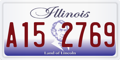 IL license plate A152769