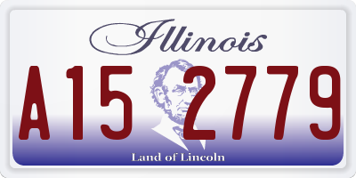 IL license plate A152779