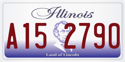 IL license plate A152790