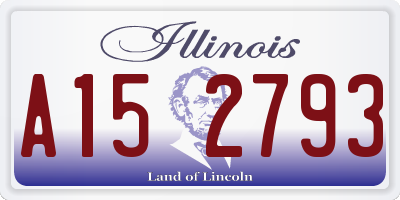 IL license plate A152793