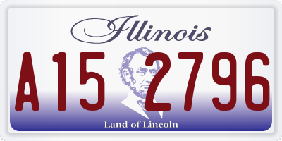 IL license plate A152796