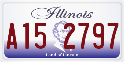 IL license plate A152797