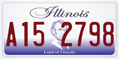 IL license plate A152798