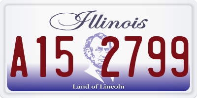 IL license plate A152799