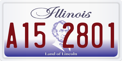 IL license plate A152801