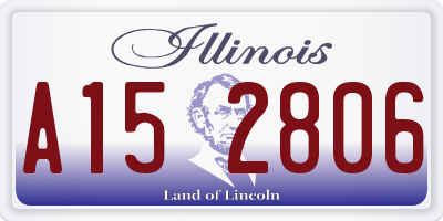 IL license plate A152806