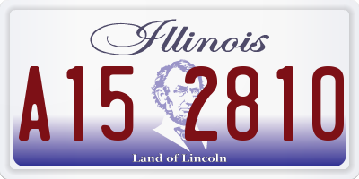 IL license plate A152810