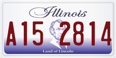 IL license plate A152814