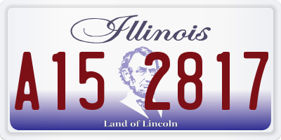 IL license plate A152817