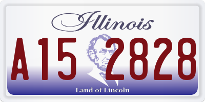 IL license plate A152828