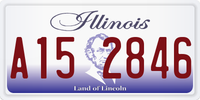 IL license plate A152846
