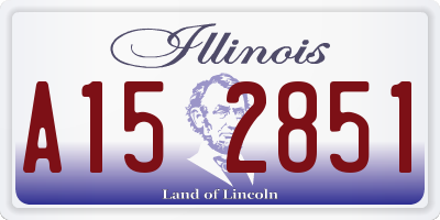 IL license plate A152851
