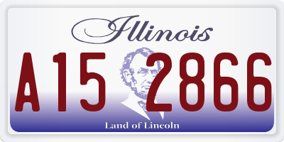 IL license plate A152866