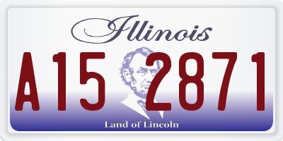 IL license plate A152871
