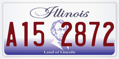 IL license plate A152872