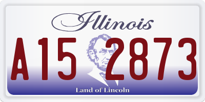 IL license plate A152873